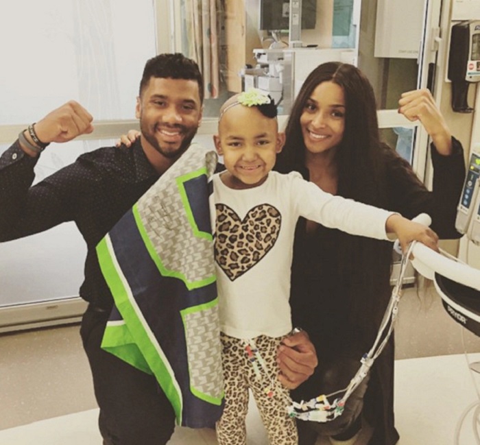 Russel and Ciara visit Seattle Children's hospital before move to Denver