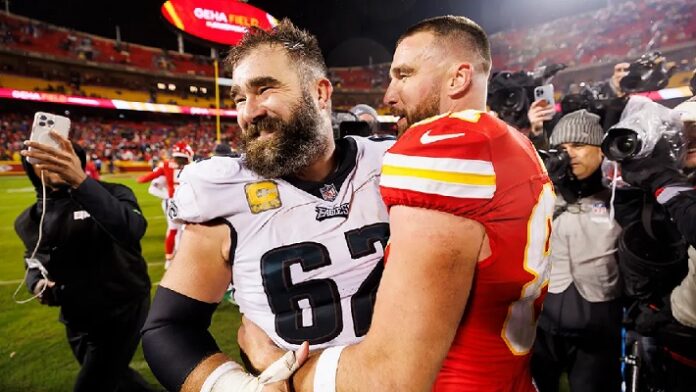 Travis Kelce pays Tribute to Jason Kelce on National Siblings Day